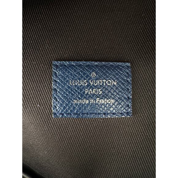 Louis Vuitton Blue Taigarama Monogram Discovery Backpack - Picture 6 of 6